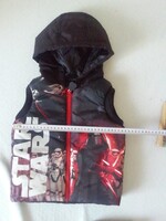 Star wars Kaylo Ren fekete pufimellény kisfiúra  98-104   3-4 év