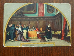 Stengel (29636) képeslap - Nicolò Barabino: Galileo Galilei az Inkvizíció Szent Hivatala előtt