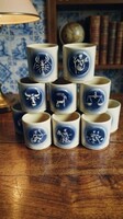 Ragács György – Teljes, 12 darabos Zodiákus (Horoszkóp) bögre készlet – Hibátlan, jelzett!