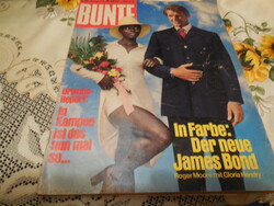 BUNTE - colorful West German magazine  from ..1973 , interesting stories , beautiful photos