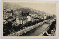 Postcard, Bosnia,  Sarajevo 1938, view (P3)