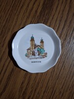 Aquincum porcelán gyűrű tartó, tálka. Debrecen. Hibátlan. Jelzett