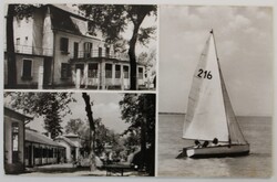 Képeslap, Balatonlelle, részletek  (P3)