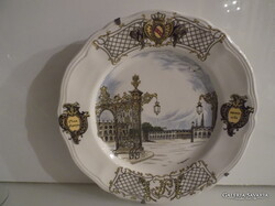 LUNÉVILLE - PLACESTANISLAS NANCY 1750 FRENCH 26 cm - PLATE - PORCELAIN - flawless