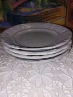 Zsolnay, indamintás, fehér porcelán, paraszt tányér, süteményes tányér