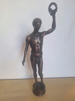 Fèrfi akt bronz szobor