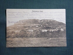 Képeslap,Balaton,Badacsony hegy látkép,Tapolca hangya szövetkezet kiadás,1923-