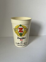 Zwettler Bier - műanyag sörös pohár