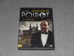Agatha Christie Poirot Teljes 7. évad (Poirot karácsonya, Az ijedt szemű lány stb) DVD film sorozat