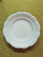 Monarchia - kori antik Altrohlau Moritz Zdekauer  vastag porcelán tányér kistányér fehér