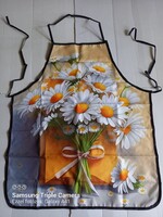 72x60 cm margaréta virág mintájú textil kötény