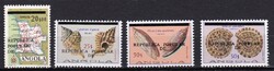 1976 Angola Tengeri Kagylok Hibátlan Postatiszta Felülnyomott Bélyegsor