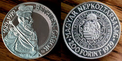 V 6624 Magyarország ezüst 200 forint 1979 Bethlen Gábor Proof PIEFORT