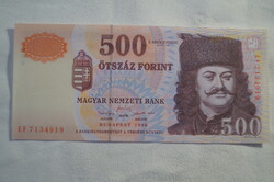 1998-as 500 forintos bankjegy, UNC, EF sorozat