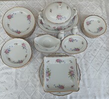 Hollóházi porcelán Hajnalka mintás étkészlet!