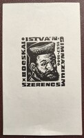 Fery Antal (1908-1994) Ex Libris, Bocskai István Gimnázium Szerencs