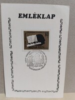 Liszt Ferenc Esztergomi mise alkalmi emléklap bélyegzéssel (1986)