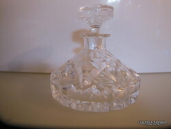 PERFUME BOTTLE - 56 oz - OLOM CRYSTAL - 12 x 11 cm - AUSTRIA - PERFECT