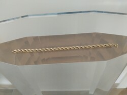 Arany  14k női  fonott karlánc 6.8  gr