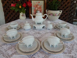 WEIMAR Porcelán reggelizős teás készlet