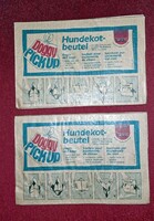 Vintage TRIXIE Doggy Pickup kutyaürülék-zacskók – bontatlan 2 db, német gyártmány