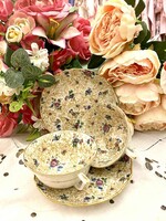 Gyönyörű Limogesi porcelán teás szett