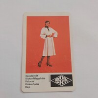 BRK ÁRUHÁZAK ÉS SZAKÜZLETEK 1977. évi kártyanaptár