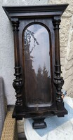 Fali óra doboz szekény Kulcstartó vitrin fali lámpa tartó 1890 körül. Ereklye tartó hàzi àldàs