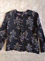 Vintage japán kimonóselyem női kiskabát/blézer