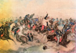 Postcard: watercolor by Than Mór.