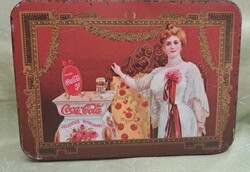 Régi Coca-Cola doboz, pléh doboz (M5236)