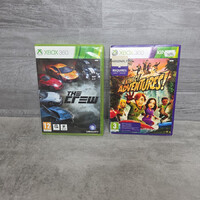 XBOX 360 The Crew és Kinect Adventures! játék szett