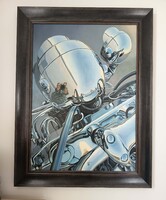 Szepesi Andor – Harley eladó festmény