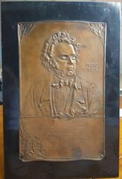 Bécs Wiener Schuberbund Franz Schubert dombormű