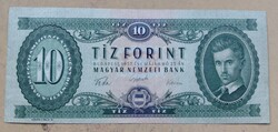 Elcsúszott  nyomat.  10 forint 1957 . A724 . F2026