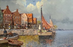 Hans Johann Wagner (1866 - 1940) : Harbor