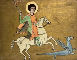 Sárkányölő Szent György festmény