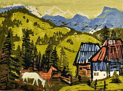 Rác András (1926 - 2013) HEGYEK KÖZÖTT