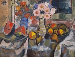 Doór Ferenc, Csendélet  60x80 cm olaj, farost