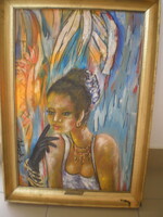 MARVELOUS, SOPHIE PRIBOLYSZKY, PRIBOLYSZKY ZSÓFIA OIL PAINTING, CANVAS