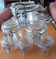 6 pcs, CLASPED  GLASS