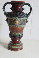 Hollóházi Bernard Bloch Fireplace Vase from the Late 1800s