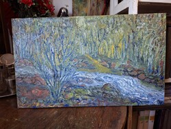 JÁK PÉTER 2025 o/v 55X35 cm "CUHA"