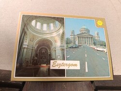 Esztergom Bazilika képeslap bélyeggel és alkalmi bélyegzéssel - 90 éves a Bélyeggyűjtő Kör (2016)