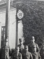 Balatonföldvár  M. Kir. Csendőr Laktanya – eredeti fotó csendőr csoportképpel(Foto Seidner Budapest)