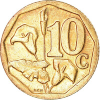 Dél-afrikai Köztársaság 10 Cents 2009 - Kála - verdefényes