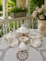 Haas & Czjzek Chodau 4-Piece Tea Set, Ivory Elegant Pieces
