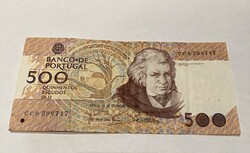 Portugál 500 escudos bankjegy