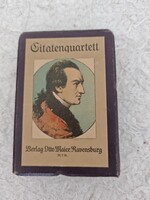 Citatenquartett No. 16 retró kártya(Idézetkvartett)