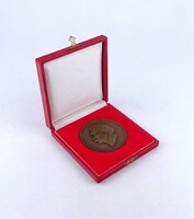 2A869 Demeter Károly: Petzval József 1807 - 1891 bronz emlékplakett